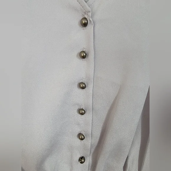 Urban Outfitters Kimchi Blue Grey Short Summer Romper Womens size Large - Picture 5 of 12